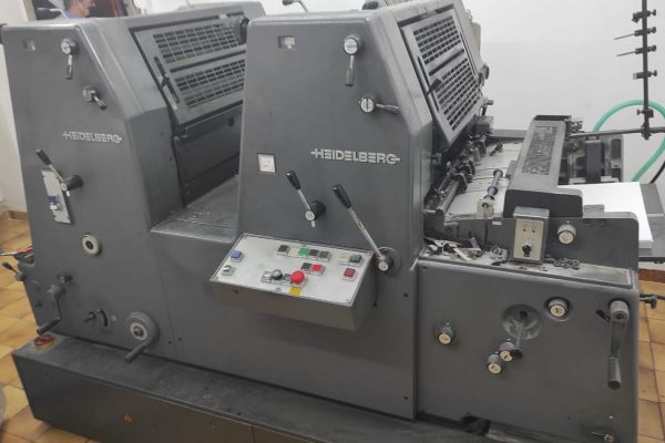 Máquina de impesión offset Heidelberg 2 colores - Maquinaria Gráfica Montijo