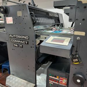 PLASTIFICADORA AUTOBOND COMPACT 74T - Maquinaria Gráfica Montijo