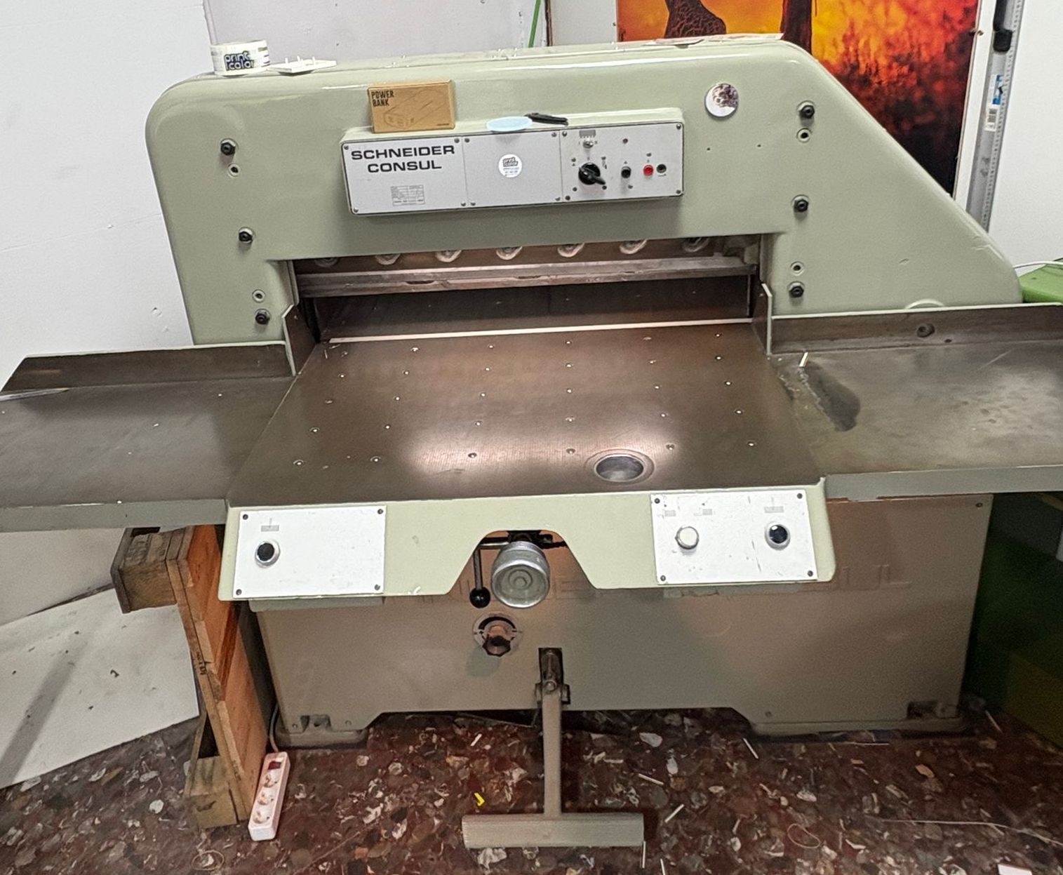 guillotina de papel schneider- maquinaria Grafica Montijo