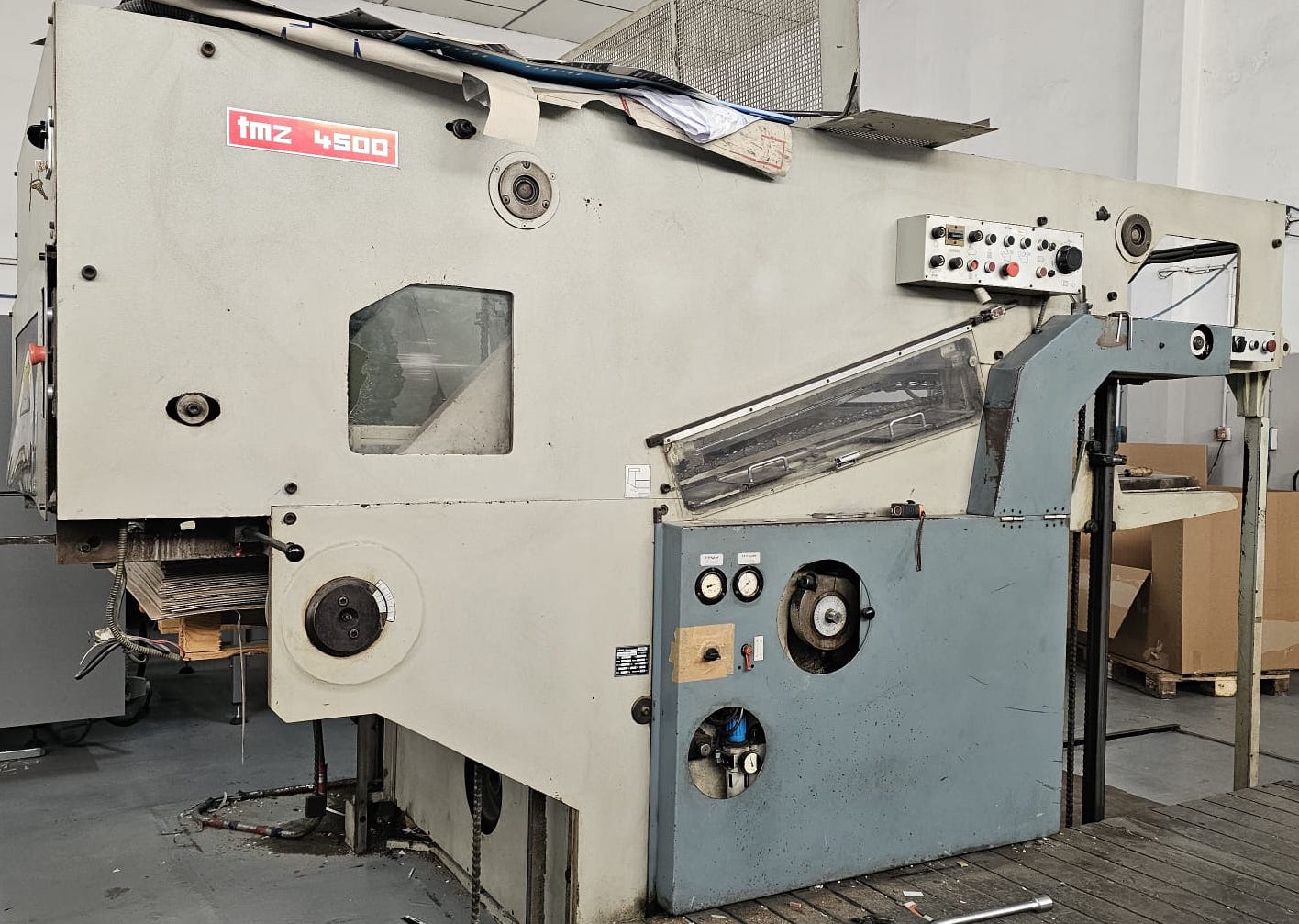 Troqueladora TMZ 4500 - Maquinaria Gráfica Montijo