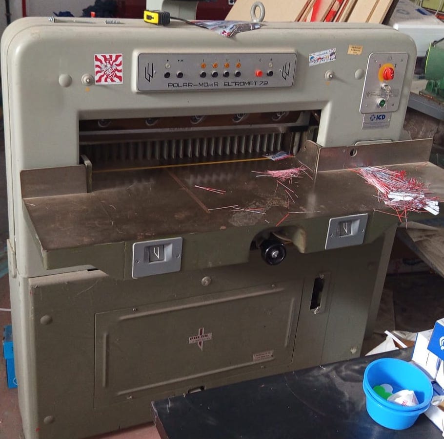 Guillotina Polar 72 -Maquinaria Gráfica Montijo