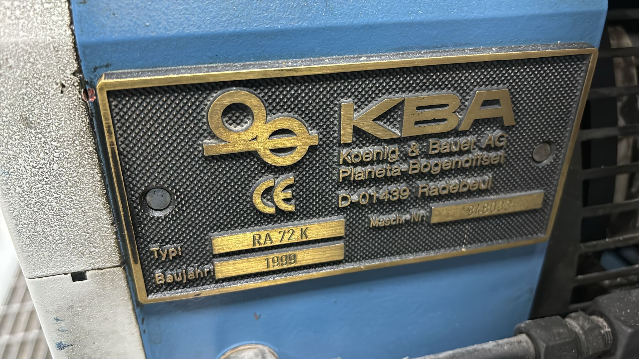 KBA RÁPIDA - Maquinaria Gráfica Montijo