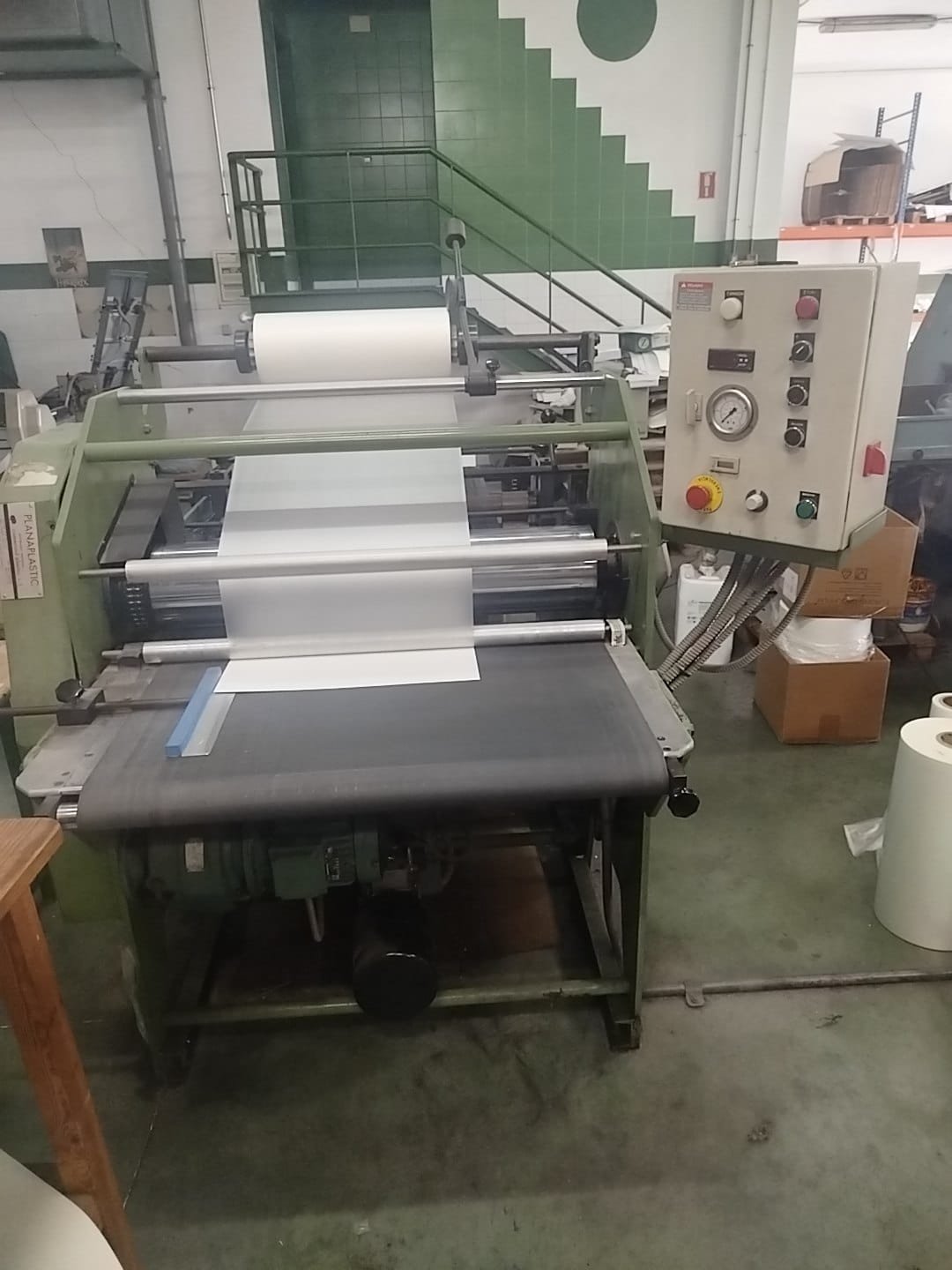 plastificadora laminadora de papel plastificadora, laminadora para papel - Maquinaria Gráfica Montijo