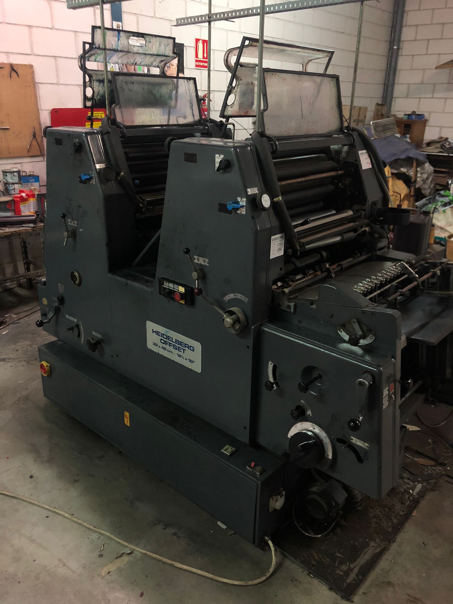 Máquina de impresión offset Heidelberg GTO 46 - Maquinaria gráfica Montijo