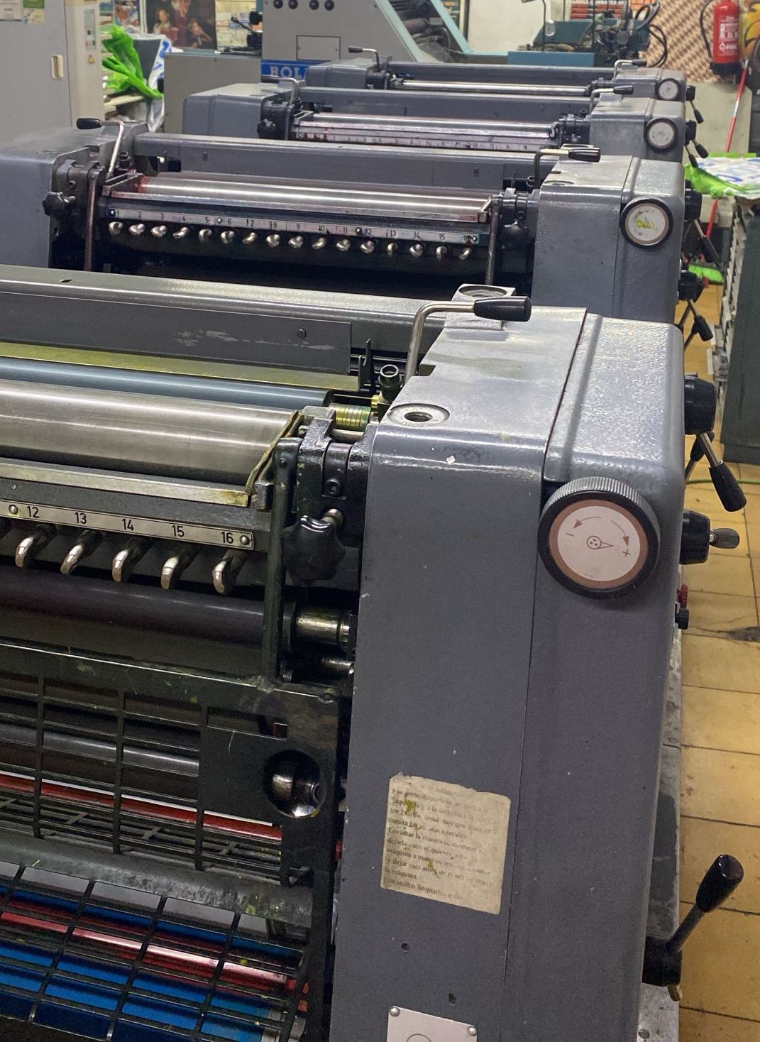 Máquina de impresión offset heidelberg GTO 4 Colores - Maquinaria Gráfica Montijo