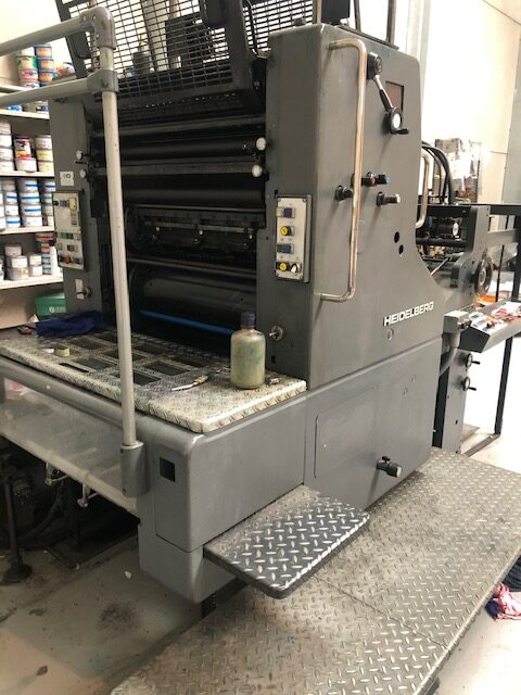 Máquina de impresión offset Heidelberg Sorm - Maquinaria Gráfica Montijo