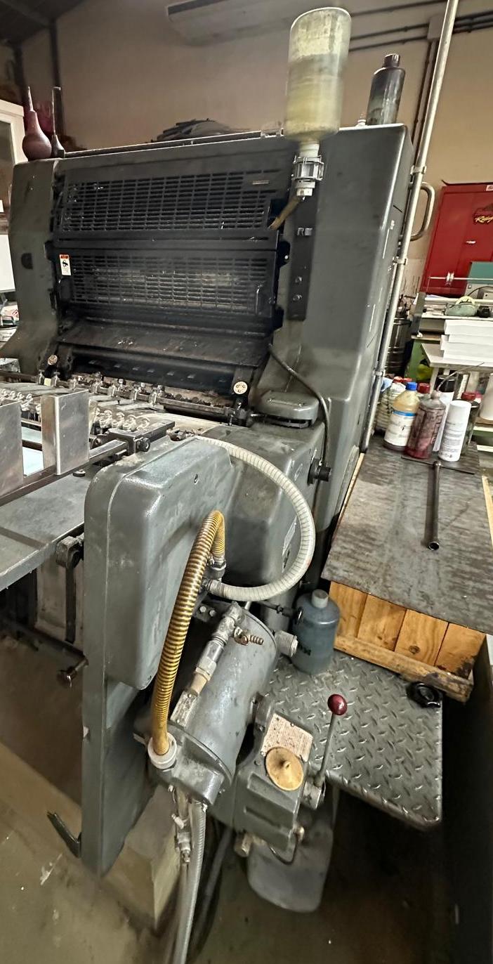 máquina de impresión offset Heidelberg MO - Maquinaria Gráfica Montijo