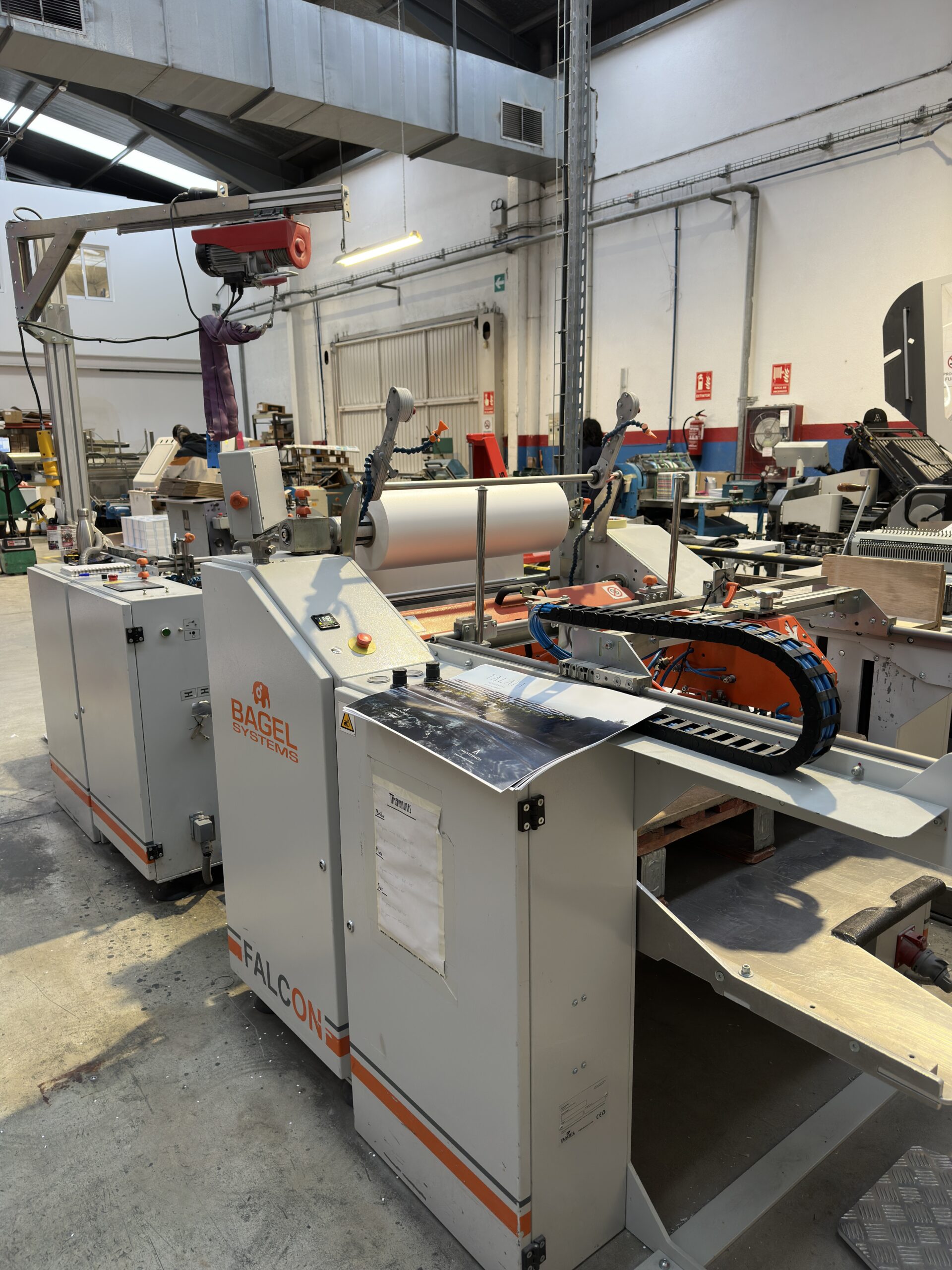 Plastificadora Falcon B1 - Maquinaria Gráfica Montijo