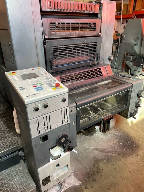 Máquina de impresión offset Heidelberg Speed Master 52. - Maquinaria Gráfica Montijo